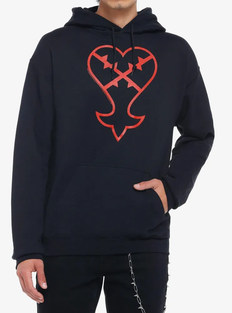 Hot Topic Kingdom Hearts Heartless Hoodie | Green Tree Mall