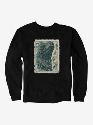 Jurassic World Dominion Sierra Nevada Mountains Map Sweatshirt