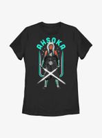 Star Wars The Mandalorian Amongst Stars Womens T-Shirt