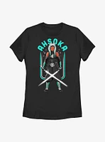 Star Wars The Mandalorian Amongst Stars Womens T-Shirt
