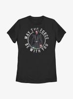 Star Wars The Mandalorian Looking Scary Luke Womens T-Shirt