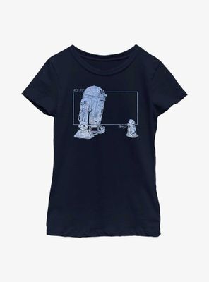 Star Wars The Mandalorian Child R2 Vintage Youth Girls T-Shirt
