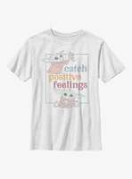 Star Wars The Mandalorian Positive Feelings Youth T-Shirt