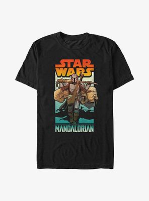 Star Wars The Mandalorian On Foot T-Shirt
