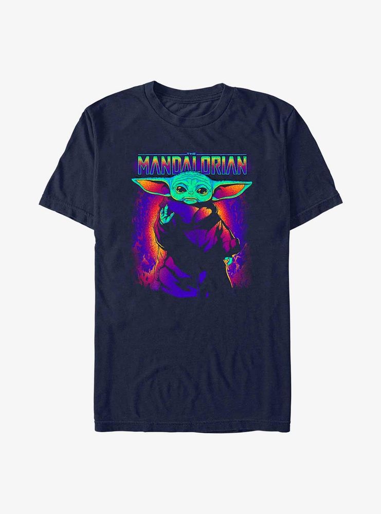 Star Wars The Mandalorian Neon Primary Child T-Shirt