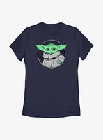 Star Wars The Mandalorian Child Force Womens T-Shirt