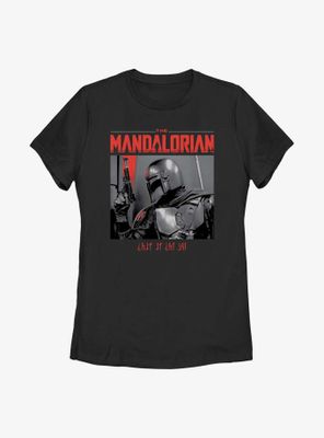 Star Wars The Mandalorian Code Red Womens T-Shirt