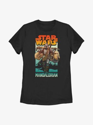 Star Wars The Mandalorian On Foot Womens T-Shirt