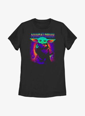 Star Wars The Mandalorian Neon Primary Child Womens T-Shirt
