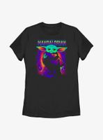 Star Wars The Mandalorian Neon Primary Child Womens T-Shirt