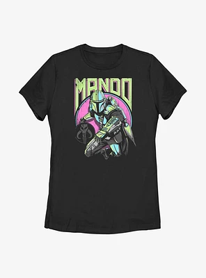 Star Wars The Mandalorian New Wave Womens T-Shirt