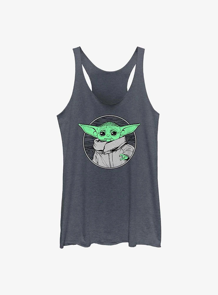 Star Wars The Mandalorian Child Force Womens Tank Top