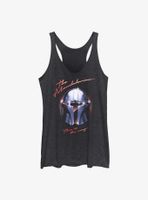 Star Wars The Mandalorian Helmet Chrome Womens Tank Top