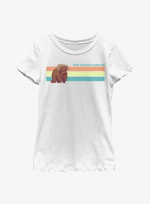 Star Wars The Mandalorian Bantha Ride Youth Girls T-Shirt