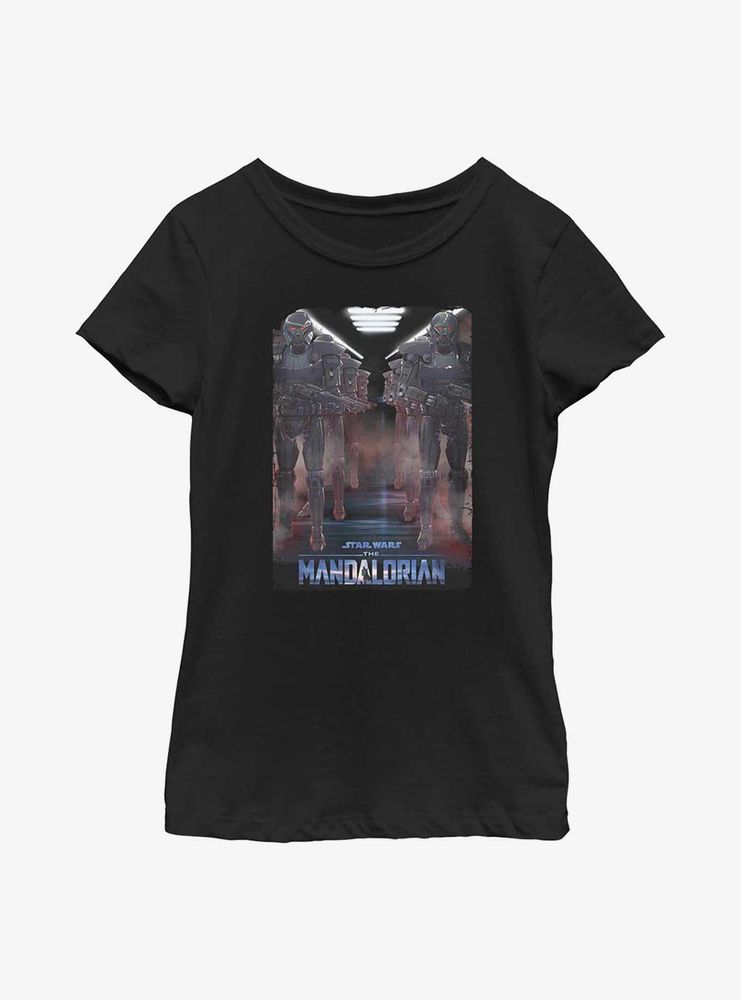 Star Wars The Mandalorian Dark Troopers Troopin Youth Girls T-Shirt