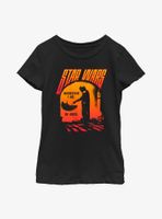 Star Wars The Mandalorian He Goes Youth Girls T-Shirt