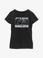 Star Wars The Mandalorian Luke Vs Dark Troopers Youth Girls T-Shirt