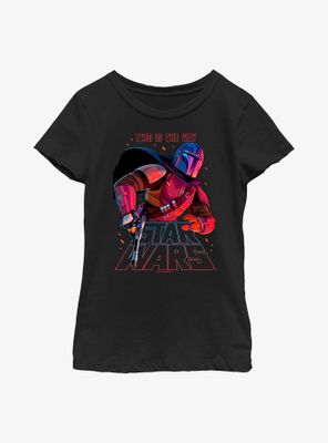Star Wars The Mandalorian Night Ranger Youth Girls T-Shirt