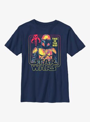 Star Wars The Mandalorian Protector Youth T-Shirt
