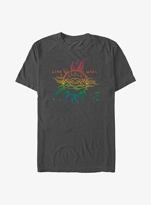 Star Wars The Mandalorian Celestial Sun Child T-Shirt