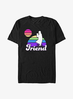 Star Wars The Mandalorian Rainbow Sunset T-Shirt