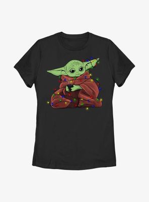 Star Wars The Mandalorian Child Lights Womens T-Shirt