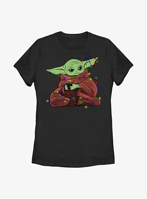 Star Wars The Mandalorian Child Lights Womens T-Shirt