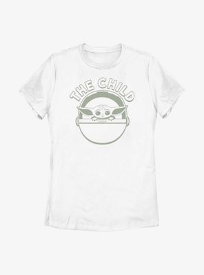 Star Wars The Mandalorian Child Simple Womens T-Shirt