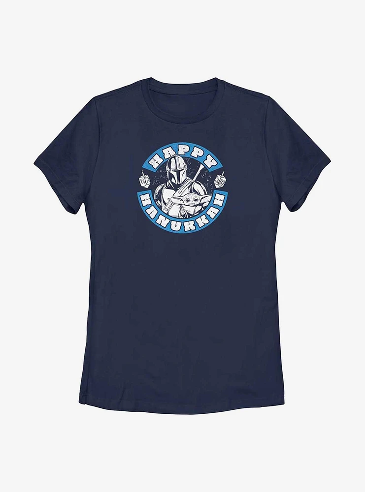 Star Wars The Mandalorian Hanukkah Womens T-Shirt