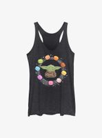 Star Wars The Mandalorian Child Macarons Womens Tank Top