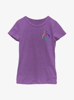 Star Wars The Mandalorian Neon Primary Icon Youth Girls T-Shirt