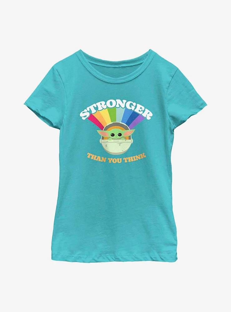 Star Wars The Mandalorian Stronger Child Youth Girls T-Shirt