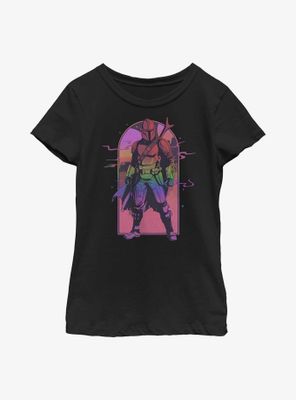 Star Wars The Mandalorian Sunset Spectacular Youth Girls T-Shirt