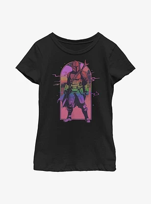 Star Wars The Mandalorian Sunset Spectacular Youth Girls T-Shirt