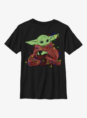 Star Wars The Mandalorian Child Lights Youth T-Shirt