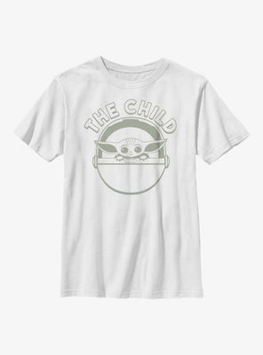 Star Wars The Mandalorian Child Simple Youth T-Shirt