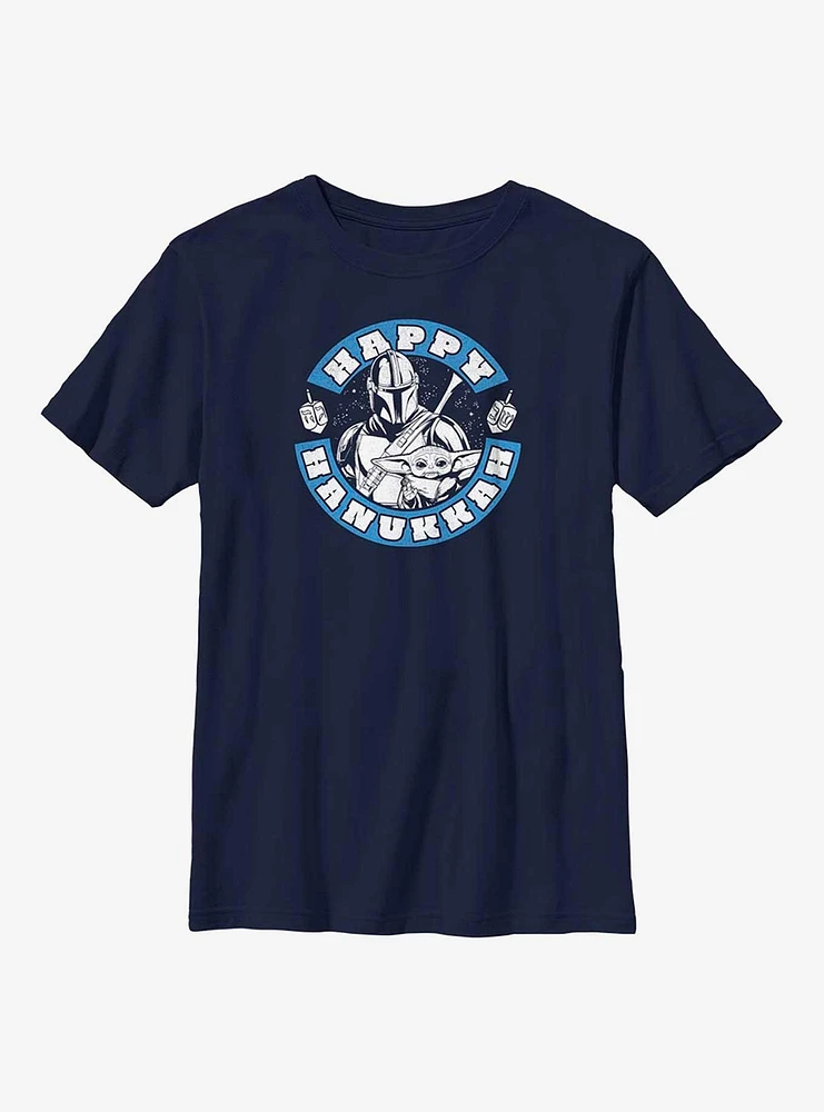 Star Wars The Mandalorian Hanukkah Youth T-Shirt