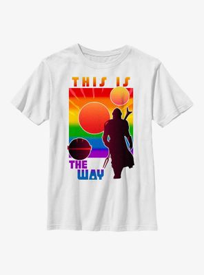 Star Wars The Mandalorian Prideful Way Youth T-Shirt