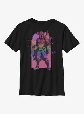 Star Wars The Mandalorian Sunset Spectacular Youth T-Shirt