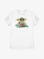 Star Wars The Mandalorian Child Easter Eggs Womens T-Shirt