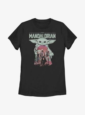 Star Wars The Mandalorian Child Fill Womens T-Shirt