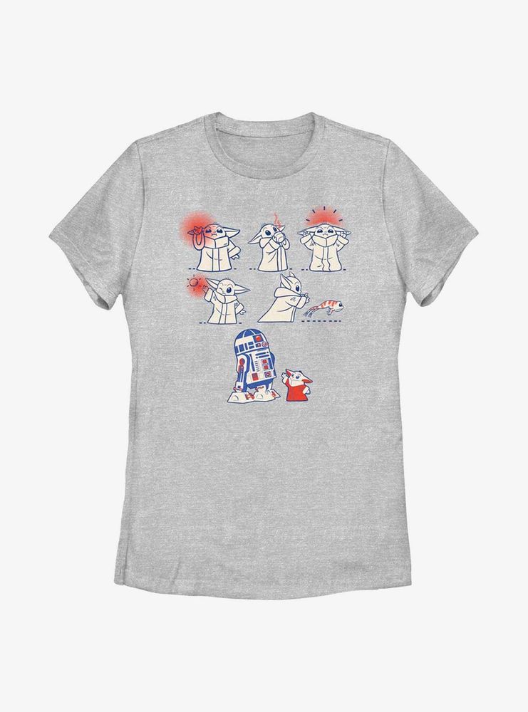 Star Wars The Mandalorian Child Flag Womens T-Shirt