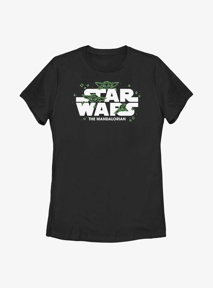 Star Wars The Mandalorian Child Hold Alt Womens T-Shirt