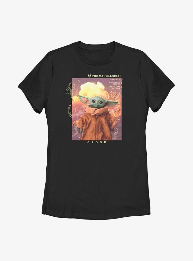 Star Wars The Mandalorian Child Photo Celestial Womens T-Shirt