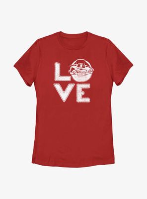 Star Wars The Mandalorian Love Child Womens T-Shirt