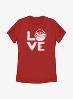 Star Wars The Mandalorian Love Child Womens T-Shirt