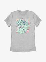 Star Wars The Mandalorian Spring Chibi Child Womens T-Shirt