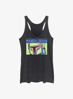 Star Wars The Mandalorian Boba Closeup Womens Tank Top