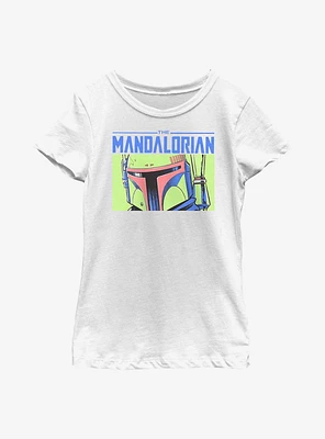 Star Wars The Mandalorian Boba Closeup Youth Girls T-Shirt