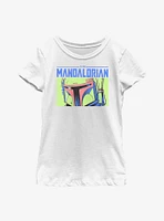 Star Wars The Mandalorian Boba Closeup Youth Girls T-Shirt